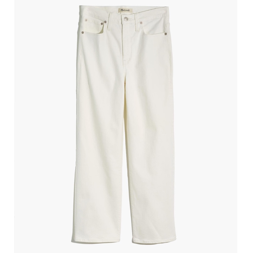 MADEWELL Slim Wide Leg Crop Jeans